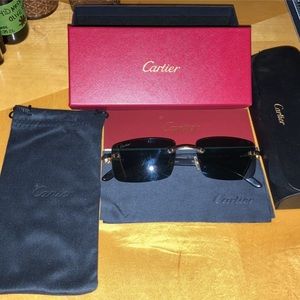 Cartier buffalo horn glasses